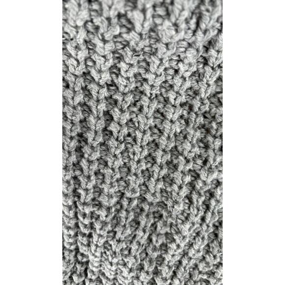 Bickley Mitchell Wool Blend Teddy Sherpa Infinity Scarf Grey New Chunky Knit - Picture 3 of 7